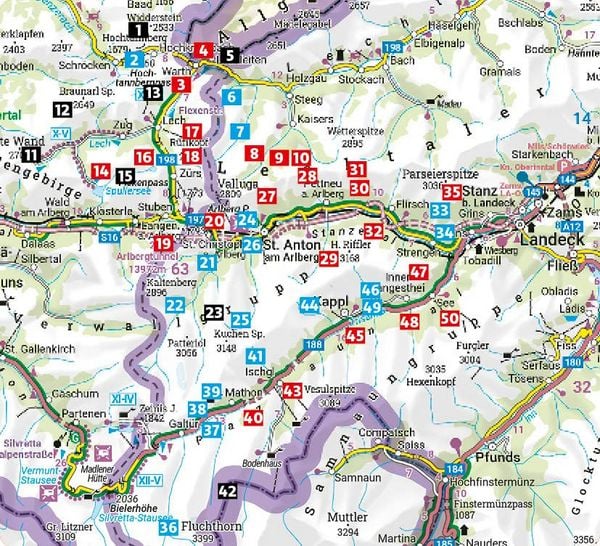 Produktbild: ROTHER Wanderf&uuml;hrer Arlberg und Paznauntal. 50 Touren vom Oberen Lechtal &uuml;ber das Stanzer Tal bis zur Tiroler Silvretta