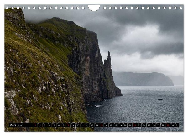 Produktbild: Landschaften Der F&auml;r&ouml;er (Wandkalender 2026 DIN A4 quer), CALVENDO Monatskalender