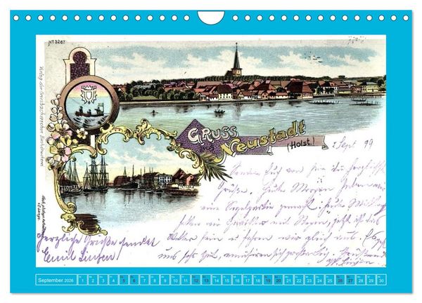 Produktbild: Gru&szlig; aus Neustadt in Holstein (Wandkalender 2026 DIN A4 quer), CALVENDO Monatskalender