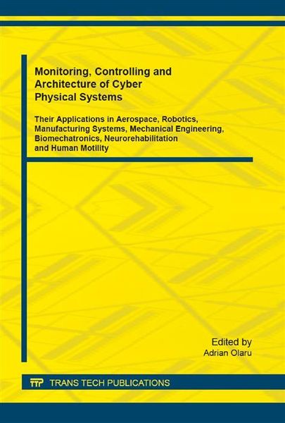 Produktbild: Monitoring, Controlling and Architecture of Cyber Physical Systems