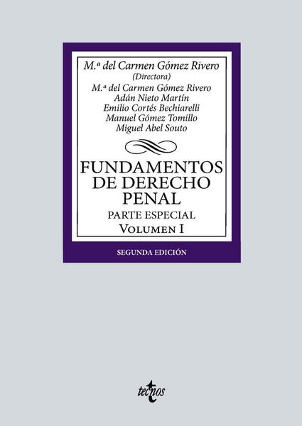 Produktbild: Fundamentos de Derecho Penal. Parte Especial Volumen I