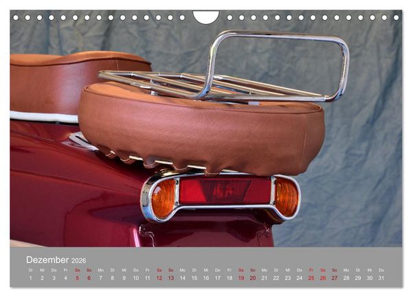 Produktbild: Heinkel Tourist 103-A2 Ein Freund f&uuml;rs Leben (Wandkalender 2026 DIN A4 quer), CALVENDO Monatskalender