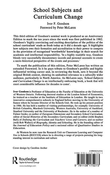 Produktbild: School Subjects and Curriculum Change