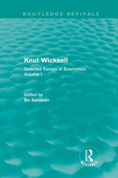 Produktbild: Knut Wicksell (Routledge Revivals)