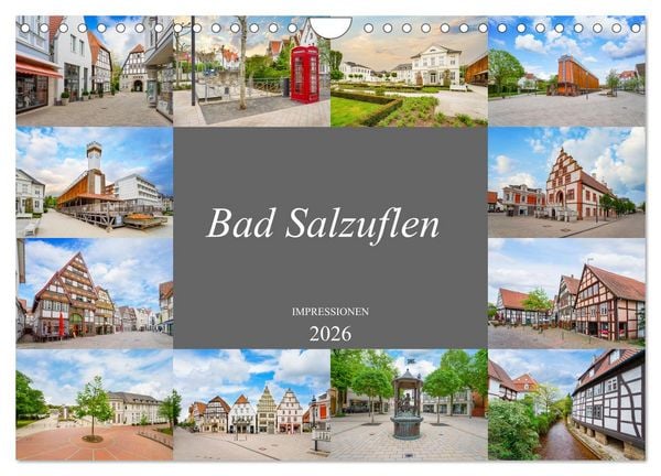 Produktbild: Bad Salzuflen Impressionen (Wandkalender 2026 DIN A4 quer), CALVENDO Monatskalender