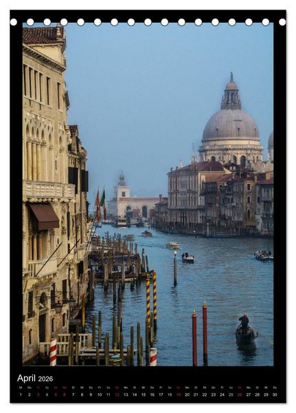 Produktbild: Venedig &ndash; La Romantica (Tischkalender 2026 DIN A5 hoch), CALVENDO Monatskalender