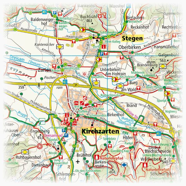 Produktbild: Publicpress Rad- und Wanderkarte Freiburg und Umgebung mit Kaiserstuhl 1:50.000