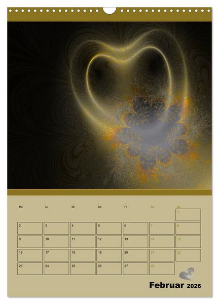 Produktbild: Ganz viel Herz (Wandkalender 2026 DIN A3 hoch), CALVENDO Monatskalender