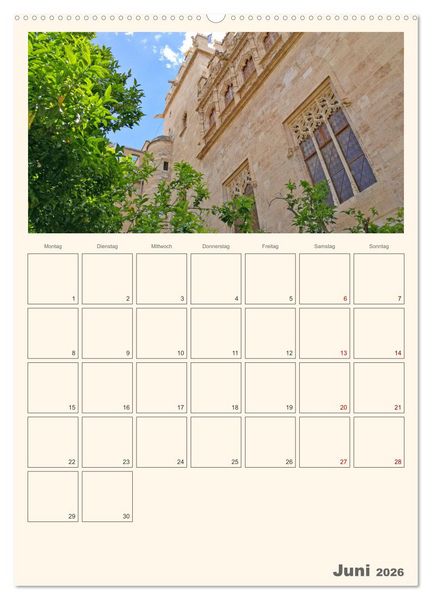 Produktbild: Valencia - Barcelona Terminplaner (hochwertiger Premium Wandkalender 2026 DIN A2 hoch), Kunstdruck in Hochglanz