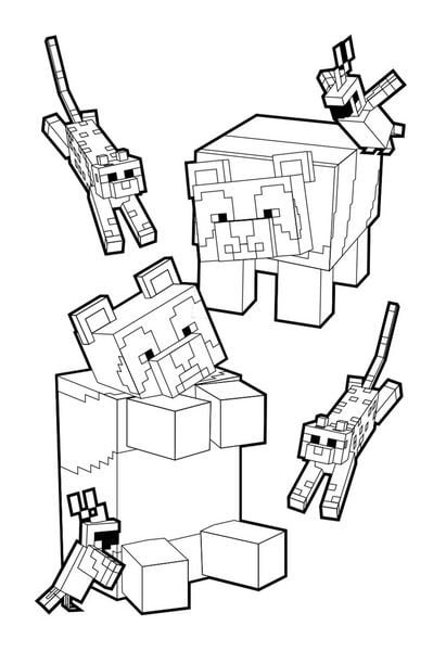 Produktbild: Minecraft: Superstarker Sticker- und Malspa&szlig;