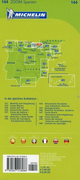 Produktbild: Michelin Zoomkarte Atlantische Pyren&auml;en