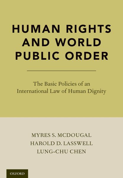 Produktbild: Human Rights and World Public Order