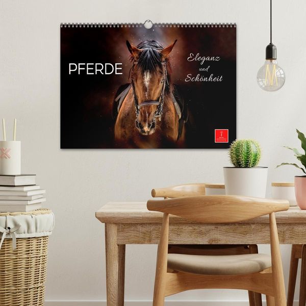 Produktbild: Eleganz und Sch&ouml;nheit - Pferde (Wandkalender 2026 DIN A3 quer), CALVENDO Monatskalender