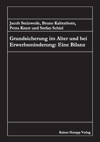Produktbild: Grundsicherung im Alter und bei Erwerbsminderung: Eine Bilanz