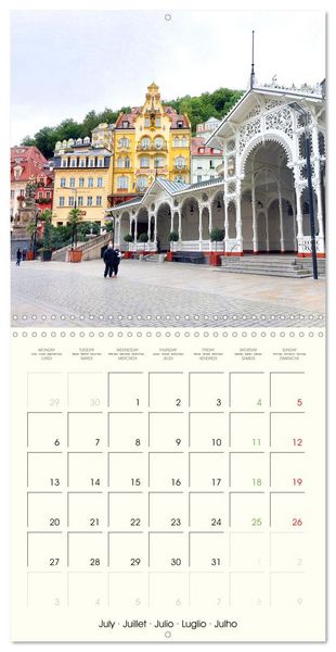 Produktbild: Highlights in the Czech Republic (Wall Calendar 2026 12 &times; 12 Inch) CALVENDO 12 Month Wall Calendar