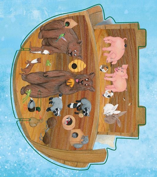 Produktbild: Meine bunte Arche Noah. Steckfiguren-Spa&szlig;