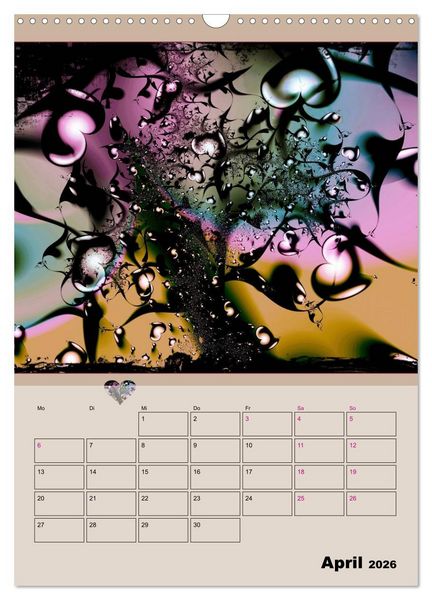 Produktbild: Ganz viel Herz (Wandkalender 2026 DIN A3 hoch), CALVENDO Monatskalender
