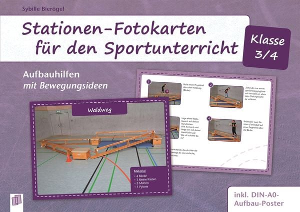 Stationen-Fotokarten für den Sportunterricht – Klasse 3/4, Sonstige von Sybille Bierögel, Verlag an der Ruhr, 978-3-8346-3207-4