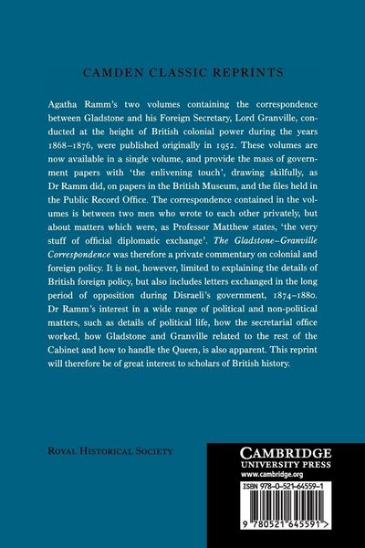 Produktbild: The Gladstone-Granville Correspondence