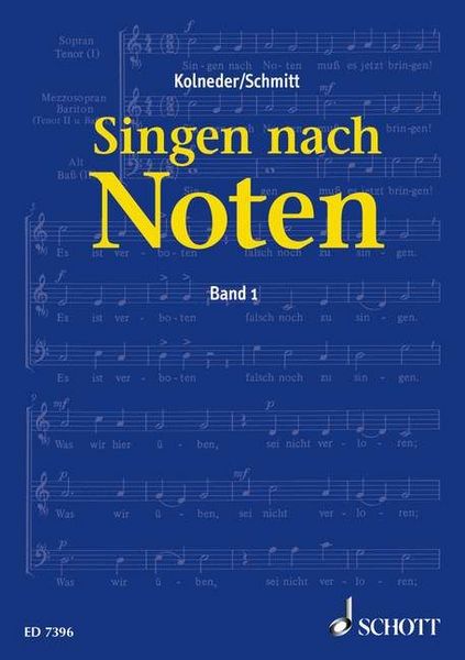 Produktbild: Singen nach Noten