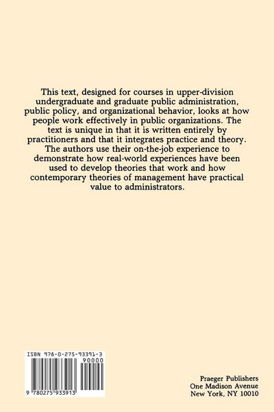 Produktbild: How Public Organizations Work