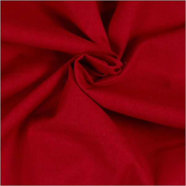 Produktbild: Creativ Company Stoff, B 145 cm, 140 g, Rot, 2 m