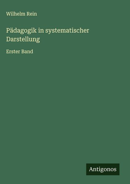 Produktbild: P&auml;dagogik in systematischer Darstellung