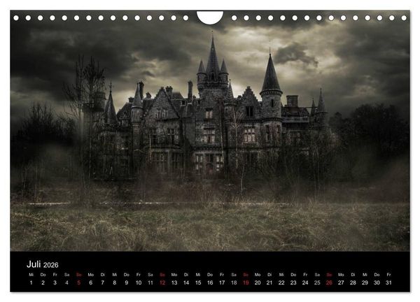 Produktbild: Geheimnisvolle Orte - Lost Places (Wandkalender 2026 DIN A4 quer), CALVENDO Monatskalender