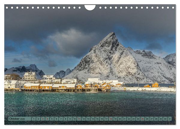 Produktbild: Lofoten ...ein Wintertraum (Wandkalender 2026 DIN A4 quer), CALVENDO Monatskalender
