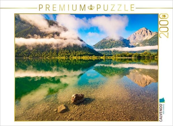 CALVENDO Puzzle Heiterwanger See mit Lechtaler Alpen | 2000 Teile Lege-Größe 90x67cm Foto-Puzzle für glückliche Stunden