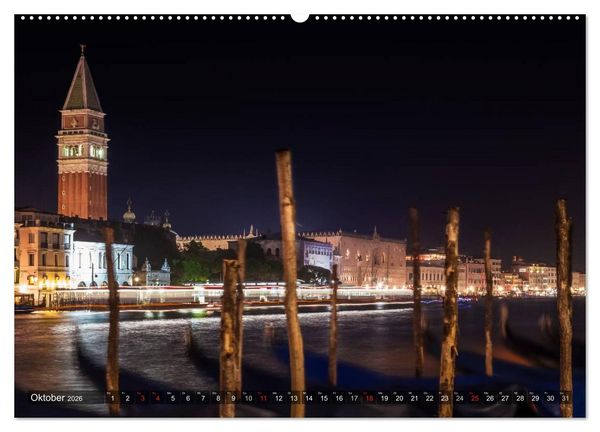 Produktbild: Leuchtendes Venedig (hochwertiger Premium Wandkalender 2026 DIN A2 quer), Kunstdruck in Hochglanz