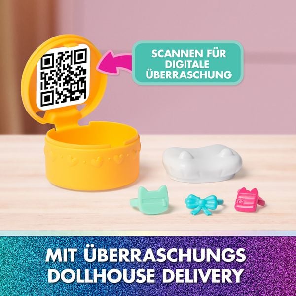 Produktbild: DREAMWORKS GABBY'S DOLLHOUSE: DER FILM - Cat-venture Crew Figuren-Set, 11-teiliges Spielset mit Gabby, Katzenfreunden & Zubeh&ouml;rteilen