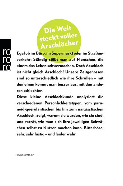 Produktbild: Ein Arschloch kommt selten allein
