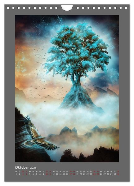 Produktbild: Yggdrasil - Der Baum des Lebens (Wandkalender 2026 DIN A4 hoch), CALVENDO Monatskalender