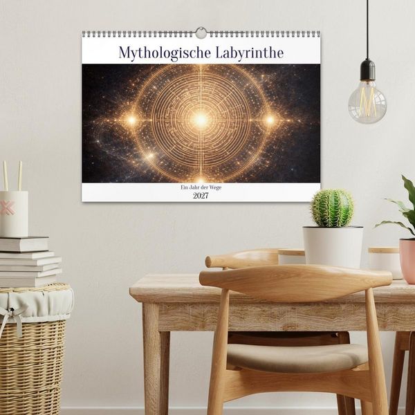 Produktbild: Mythologische Labyrinthe (Wandkalender 2027 DIN A3 quer), CALVENDO Monatskalender