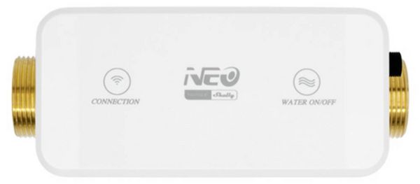 Produktbild: Shelly Neo Smart Water Valve Wasserventil Wi-Fi, Bluetooth