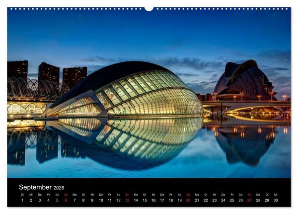 Produktbild: N&auml;chtliche St&auml;dte (hochwertiger Premium Wandkalender 2026 DIN A2 quer), Kunstdruck in Hochglanz