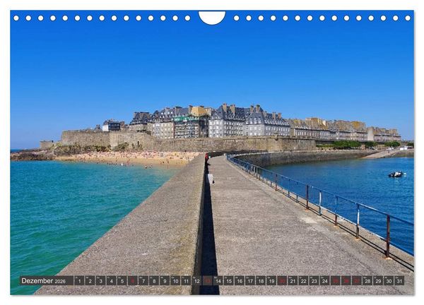 Produktbild: Saint Malo - Stadt der Korsaren (Wandkalender 2026 DIN A4 quer), CALVENDO Monatskalender