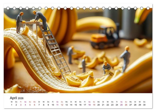 Produktbild: Winzige Welten - die kleinen Helfer des Jahres (Tischkalender 2026 DIN A5 quer), CALVENDO Monatskalender