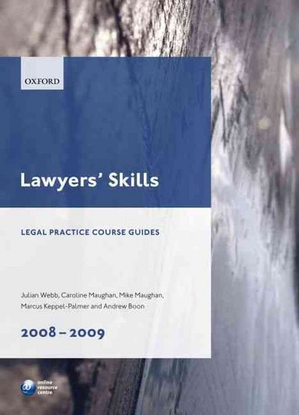 Produktbild: Lawyers' Skills 2008-09
