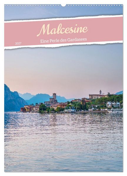 Produktbild: Malcesine - Eine Perle des Gardasees (Wandkalender 2027 DIN A2 hoch), CALVENDO Monatskalender