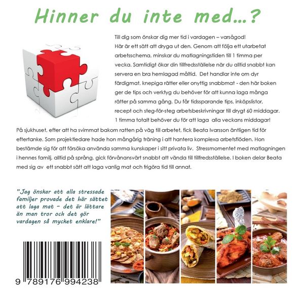 Produktbild: Veckans middagar p&aring; 1 timma