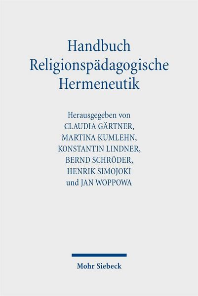 Produktbild: Handbuch Religionsp&auml;dagogische Hermeneutik