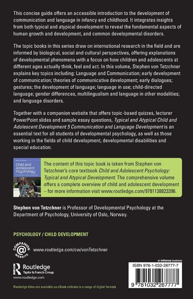 Produktbild: Typical and Atypical Child and Adolescent Development 5 Communication and Language Development