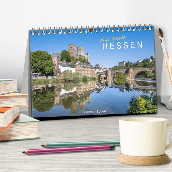 Produktbild: Das beste Hessen (Tischkalender 2026 DIN A5 quer), CALVENDO Monatskalender