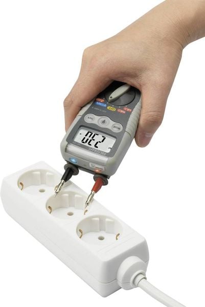 Produktbild: VOLTCRAFT VC-20 Hand-Multimeter digital Spritzwassergesch&uuml;tzt (IP54) CAT III 1000 V, CAT IV 600 V Anzeige (Counts): 4000