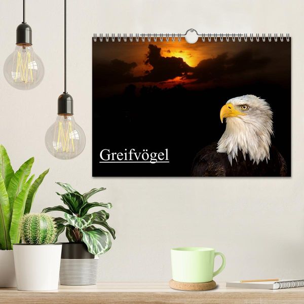 Produktbild: Greifv&ouml;gel (Wandkalender 2026 DIN A4 quer), CALVENDO Monatskalender