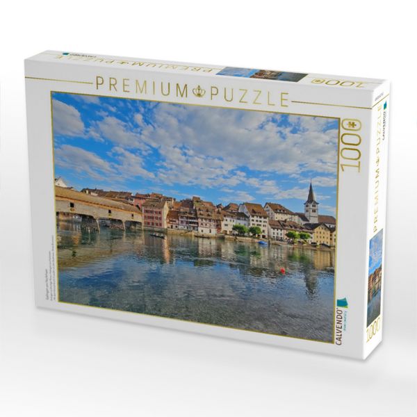 Produktbild: CALVENDO Puzzle Gailingen am Hochrhein | 1000 Teile Lege-Gr&ouml;&szlig;e 64x48cm Foto-Puzzle f&uuml;r gl&uuml;ckliche Stunden