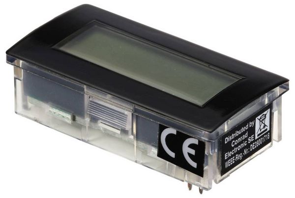 Produktbild: VOLTCRAFT DVM230W Digitales Einbaumessger&auml;t 0-200 mV (beliebig erweiterbar durch Vorschalten von Widerst&auml;nden)