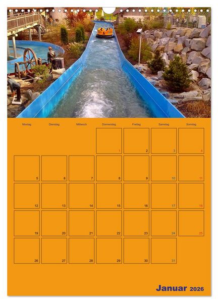 Produktbild: Freizeitparkmomente / Planer (Wandkalender 2026 DIN A3 hoch), CALVENDO Monatskalender